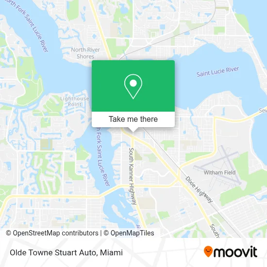 Olde Towne Stuart Auto map