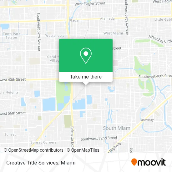 Creative Title Services map