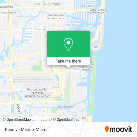 Resolve Marine map