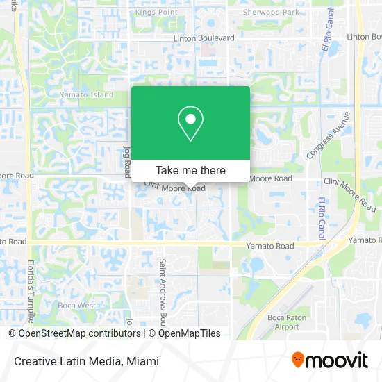 Creative Latin Media map
