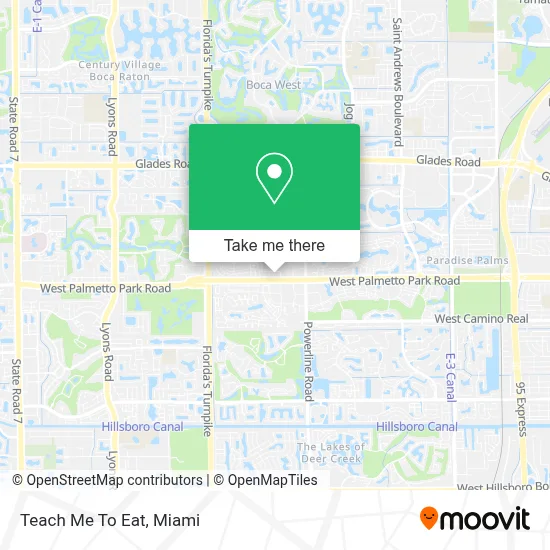 Teach Me To Eat map