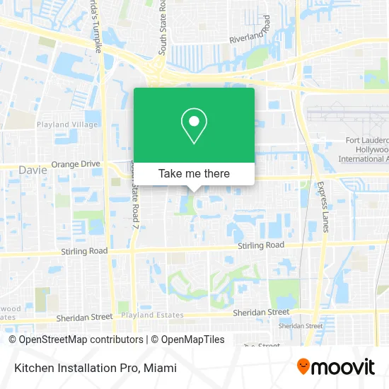 Kitchen Installation Pro map
