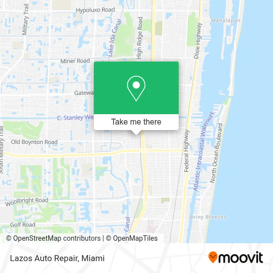 Lazos Auto Repair map