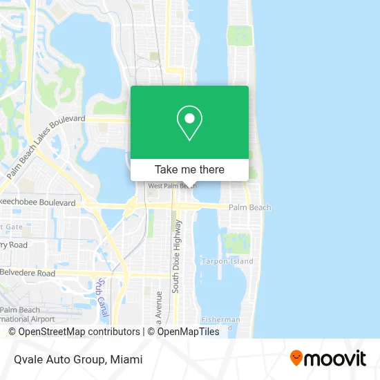 Qvale Auto Group map