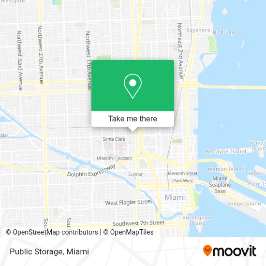 Public Storage map