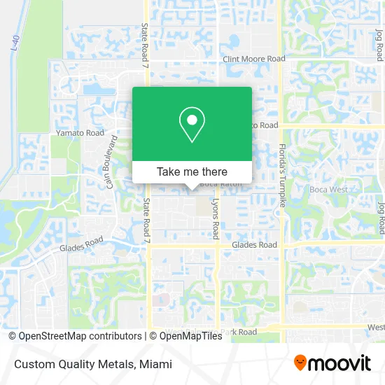 Custom Quality Metals map