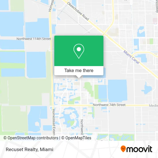 Recuset Realty map
