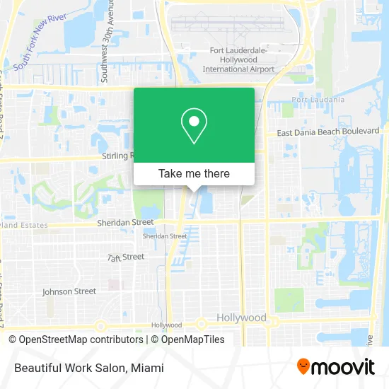 Beautiful Work Salon map