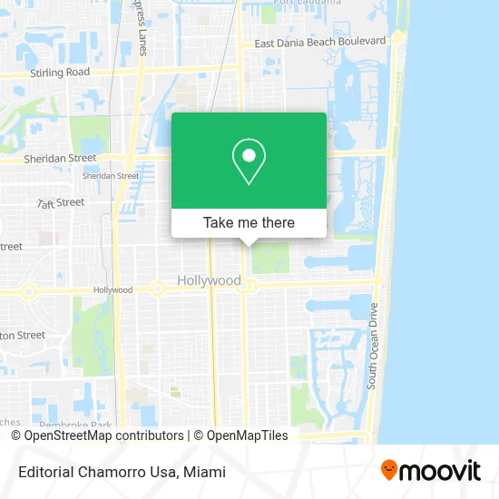 Editorial Chamorro Usa map