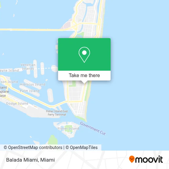 Balada Miami map