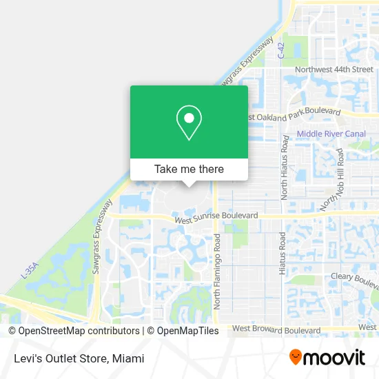 Levi's Outlet Store map