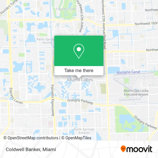 Coldwell Banker map