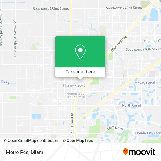 Metro Pcs map