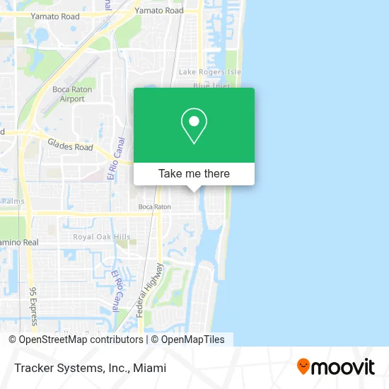 Tracker Systems, Inc. map