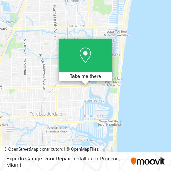 Experts Garage Door Repair Installation Process map