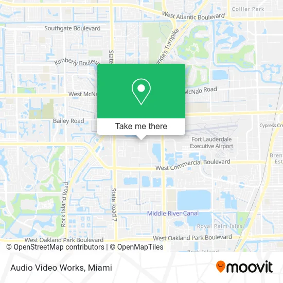 Audio Video Works map