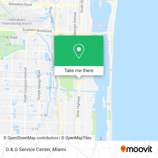 G & G Service Center map