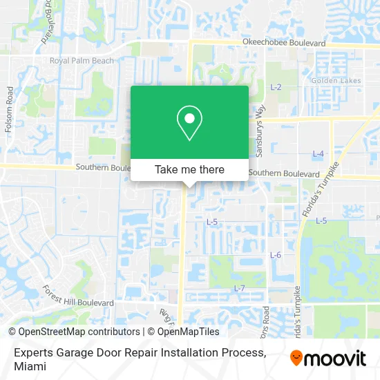 Experts Garage Door Repair Installation Process map