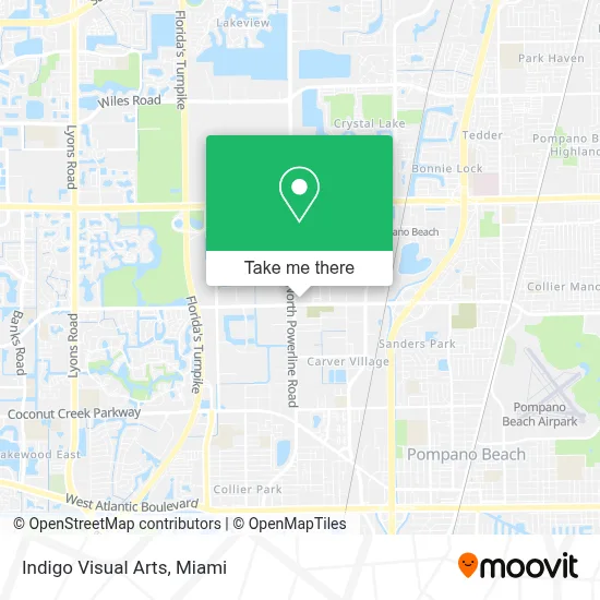 Indigo Visual Arts map