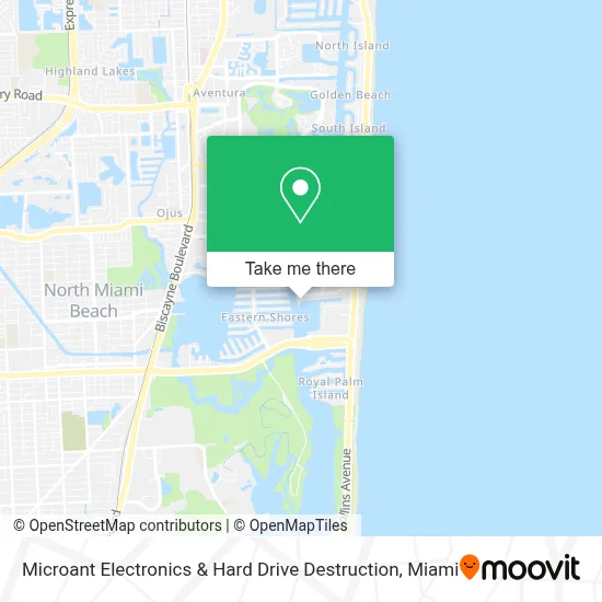 Microant Electronics & Hard Drive Destruction map
