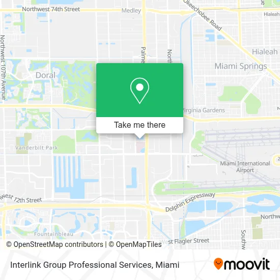 Interlink Group Professional Services map