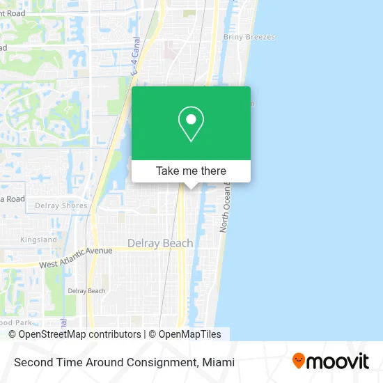 Second Time Around Consignment map