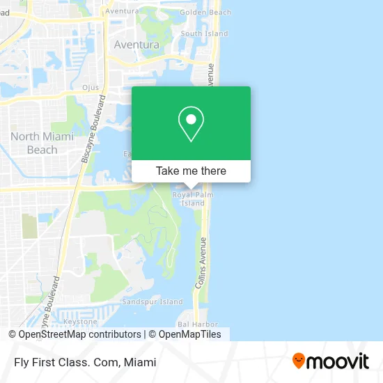 Fly First Class. Com map