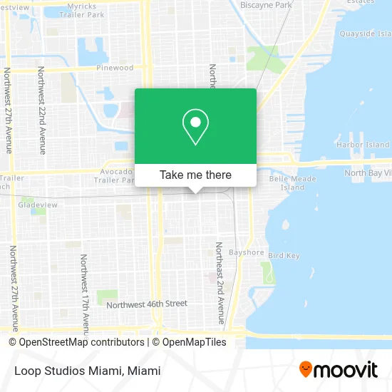 Loop Studios Miami map