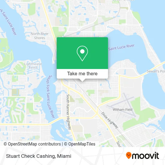 Stuart Check Cashing map