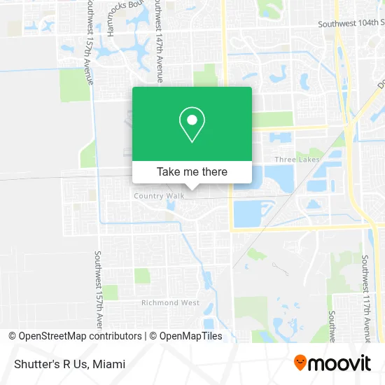 Shutter's R Us map