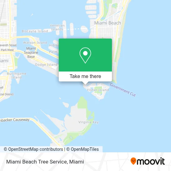 Miami Beach Tree Service map