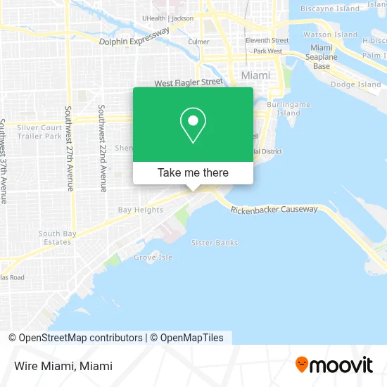 Wire Miami map
