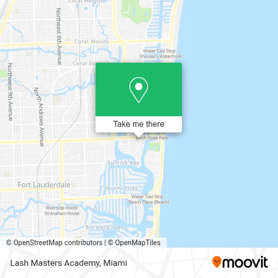 Lash Masters Academy map