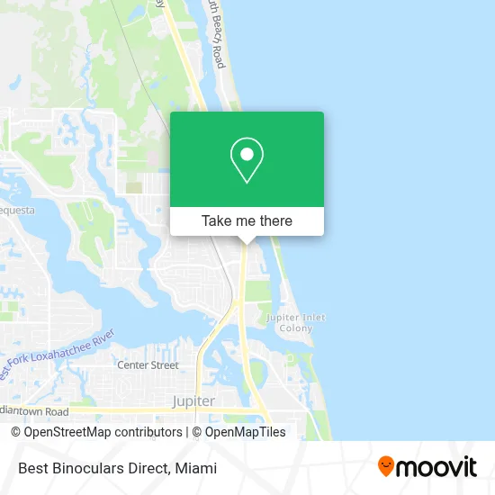 Best Binoculars Direct map