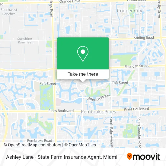 Ashley Lane - State Farm Insurance Agent map