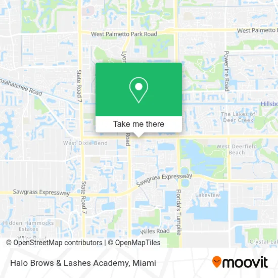 Halo Brows & Lashes Academy map