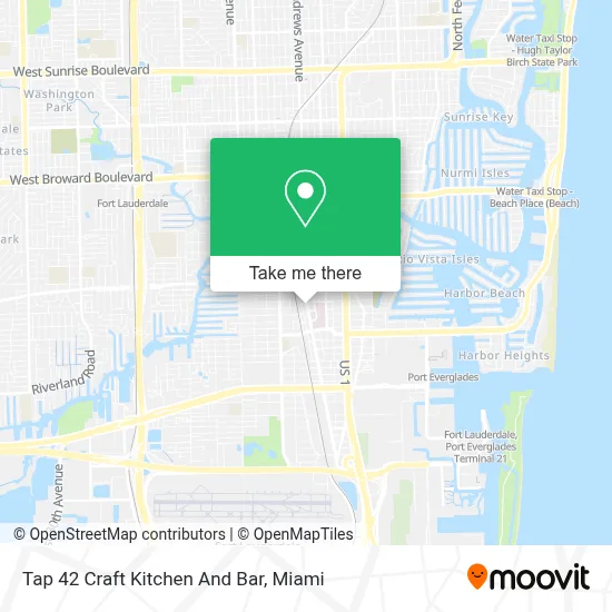 Tap 42 Craft Kitchen And Bar map