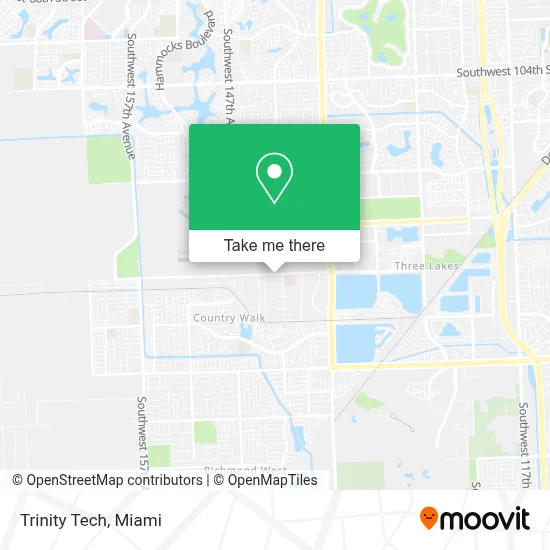 Trinity Tech map