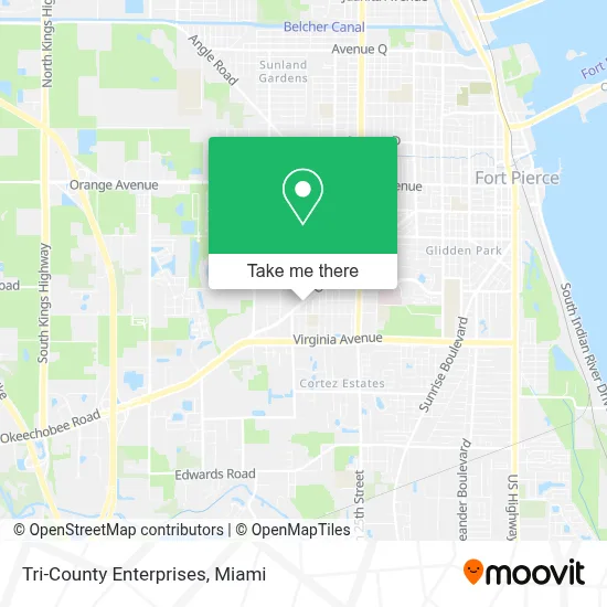 Tri-County Enterprises map