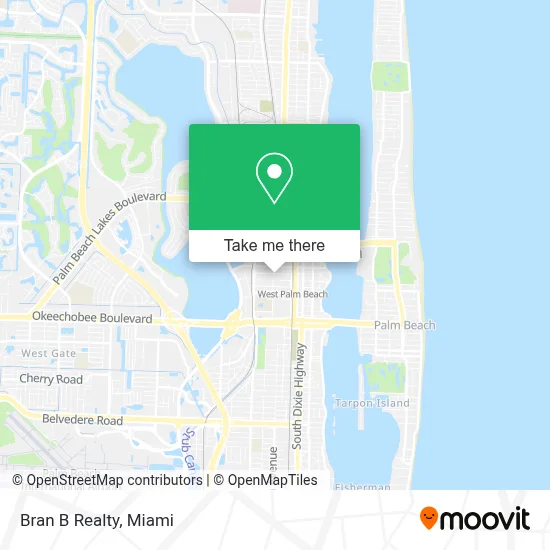 Bran B Realty map