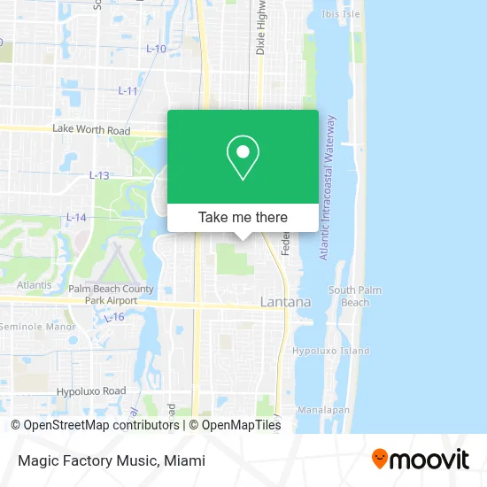 Magic Factory Music map