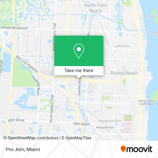 Pnc Atm map