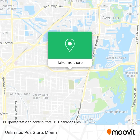 Unlimited Pcs Store map