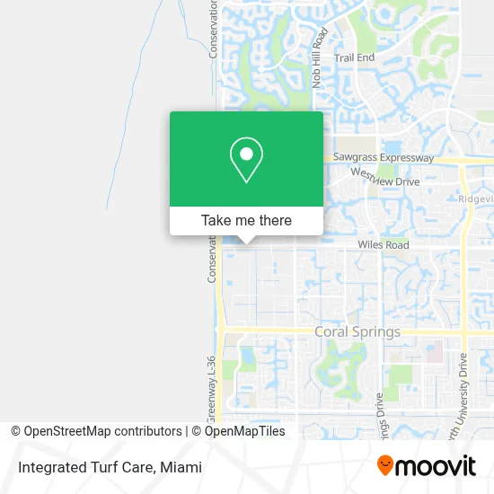 Integrated Turf Care map