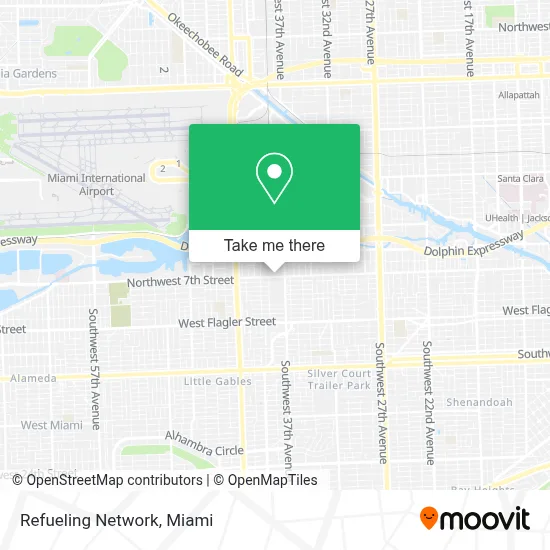Refueling Network map