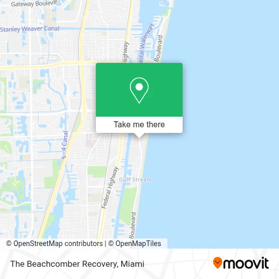 The Beachcomber Recovery map
