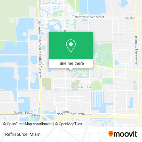 Refrisource map