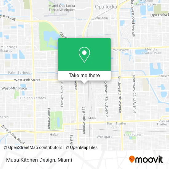 Musa Kitchen Design map
