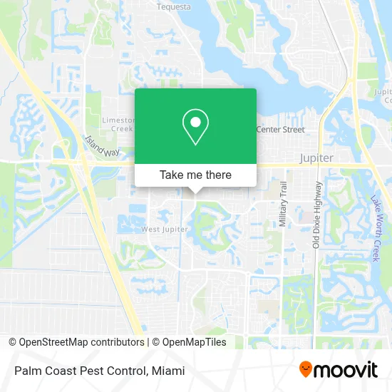 Palm Coast Pest Control map