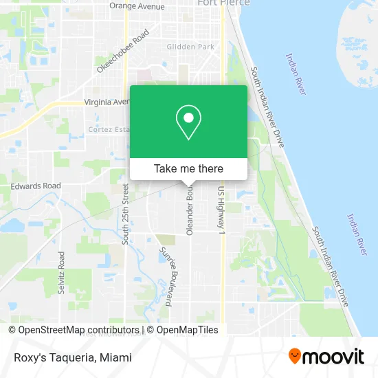 Roxy's Taqueria map